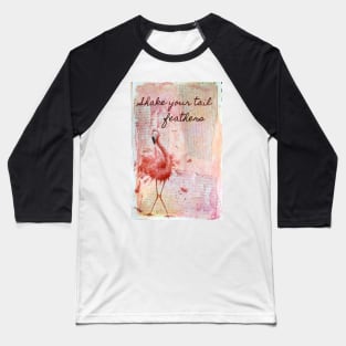 Flamingo feathers Baseball T-Shirt